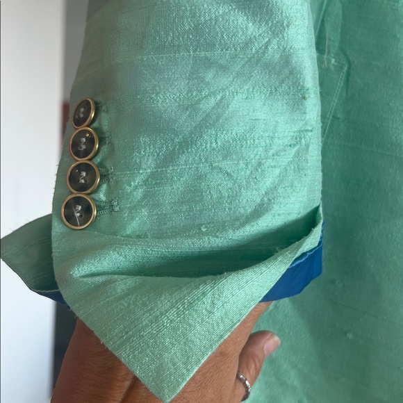 Emma &. Gaia Light Green Women's Blazer - Picture 6 of 9